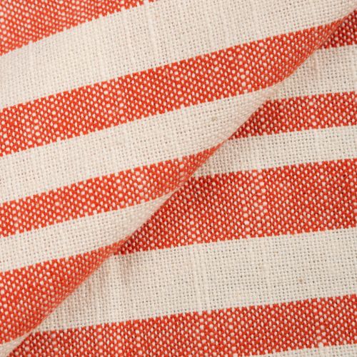 TISSÉ HEIRLOOM& WARP & WEFT PAR ALEXIA MARCELLE ABEGG POUR RUBY STAR SOCIETY & MODA - WOVEN TEXTURE STRIPE PERSIMMON