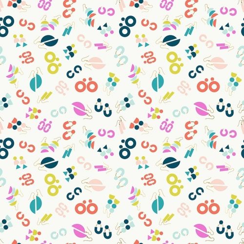 COTON ADORN PAR RASHIDA COLEMAN HALE POUR RUBY STAR SOCIETY & MODA - ORNAMENTS CRÈME SODA