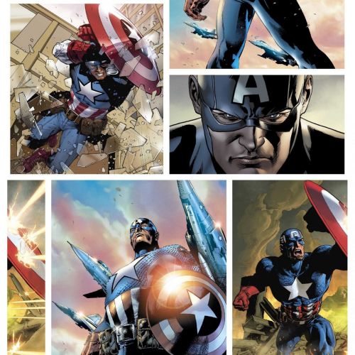 COTON MARVEL PAR SPRING CREATIVE - MARVEL CAPTAIN AMERICA MULTI