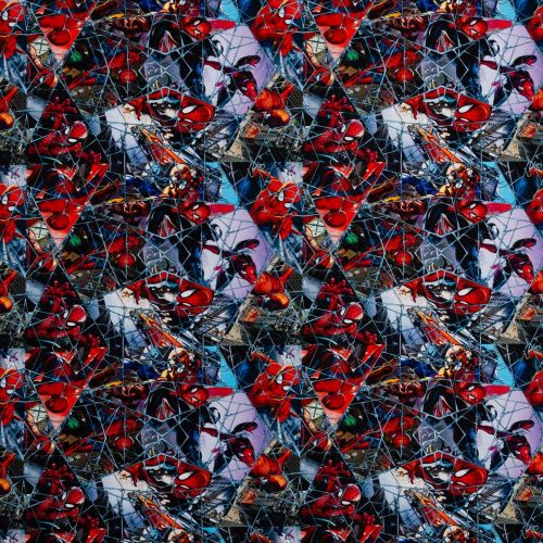 COTON MARVEL PAR SPRING CREATIVE - SPIDER-MAN COMIC WEB MOSAIC MULTI