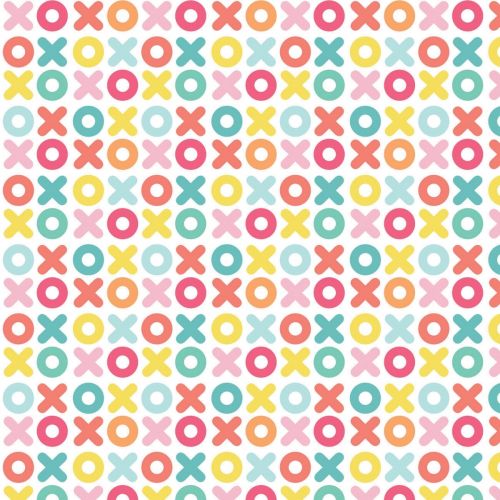 COTON BE THE RAINBOW PAR CAMELOT - BRIGHT XOXO BLANC