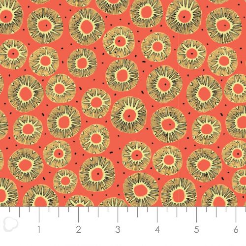 COTON FEELIN FRUITY PAR VICKY YORKE POUR CAMELOT - PINEAPPLES CORAIL