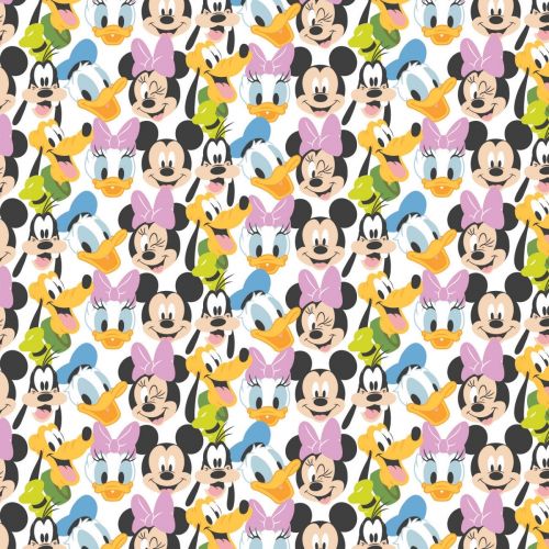 COTON PLAY ALL DAY : MICKEY MOUSE PAR CAMELOT - MM HERE COMES THE FUN BLANC