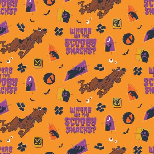 COTON CHARACTER HALLOWEEN PAR CAMELOT - SD SCOOBY SNACKS ORANGE