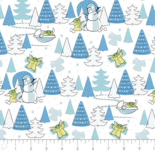 COTON CHARACTER WINTER HOLIDAY PAR CAMELOT - CHILD SNOW DAY BLANC
