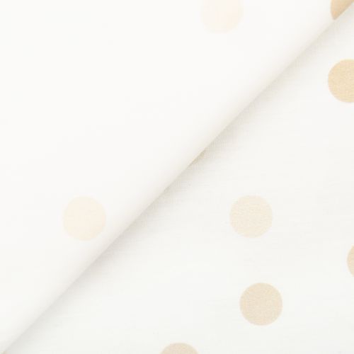 COTON OMBRE CONFETTI 274CM PAR V&CO POUR MODA - BLANC CASSÉ