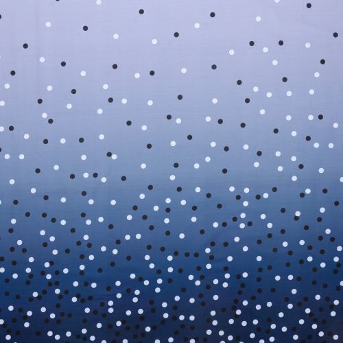 COTON OMBRE CONFETTI 274CM PAR V&CO POUR MODA - INDIGO