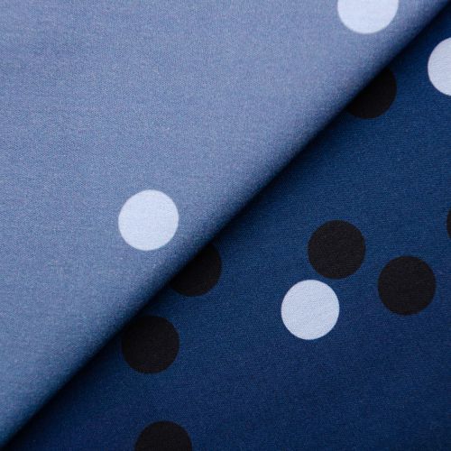 COTON OMBRE CONFETTI 274CM PAR V&CO POUR MODA - INDIGO