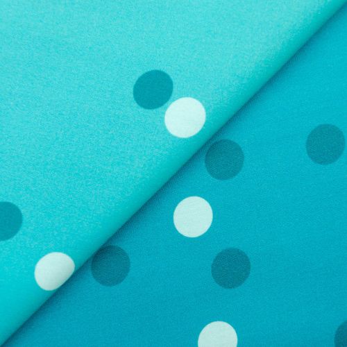 COTON OMBRE CONFETTI 274CM PAR V&CO POUR MODA - TURQUOISE