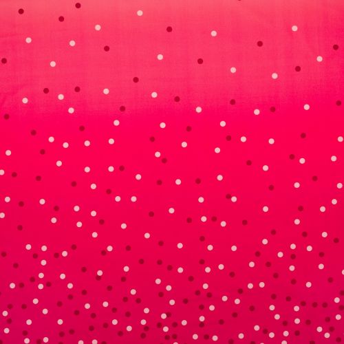 COTON OMBRE CONFETTI 274CM PAR V&CO POUR MODA - CERISE