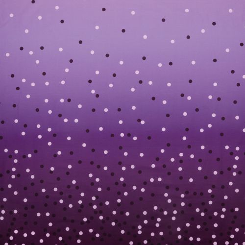 COTON OMBRE CONFETTI 274CM PAR V&CO POUR MODA - AUBERGINE