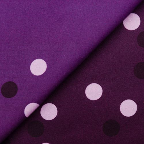 COTON OMBRE CONFETTI 274CM PAR V&CO POUR MODA - AUBERGINE