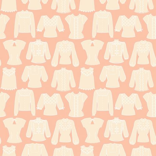 COTON FIRST LIGHT PAR RUBY STAR SOCIETY COLLABORATIVE POUR MODA ET RUBY STAR SOCIETY - BLOUSES FLEUR DE PÊCHE