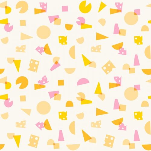COTON FOOD GROUP PAR RUBY STAR SOCIETY COLLABORATIVE POUR MODA ET RUBY STAR SOCIETY - SAY CHEESE CRÈME SUCRÉE