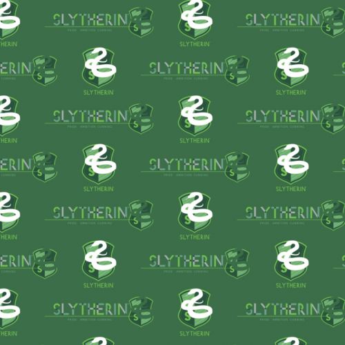 COTON HARRY POTTER PAR CAMELOT - HP SLYTH TRAITS VERT