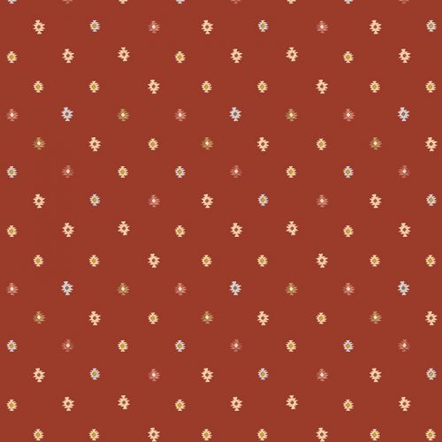 COTON WILD WEST PAR BOCCACCINI MEADOWS POUR FIGO - AZTEQUE ROUILLE