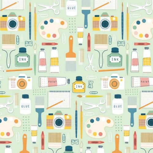 COTON HOBBIES PAR SALLY PAYNE POUR DASHWOOD STUDIO - ARTISANATS MENTHE