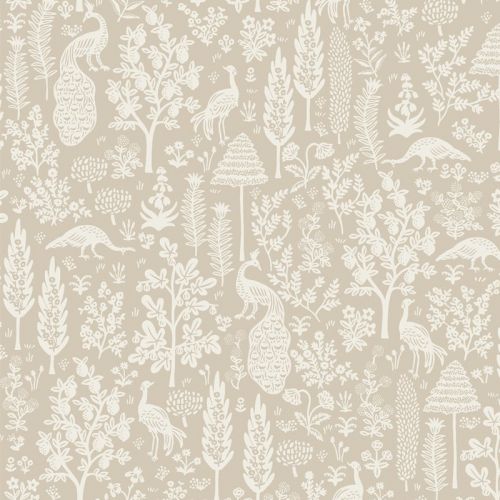 COTON CAMONT PAR RIFLE PAPER CO POUR COTTON + STEEL - EXOTIC FOREST KAKI