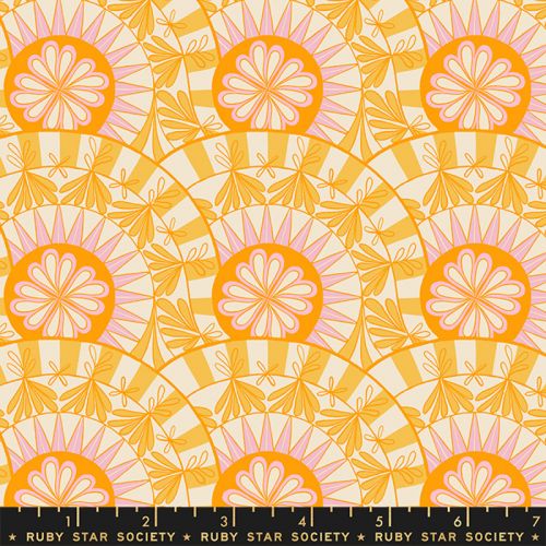 COTON CAMELLIA PAR MELODY MILLER POUR RUBY STAR SOCIETY - HIBISCUS BANANE
