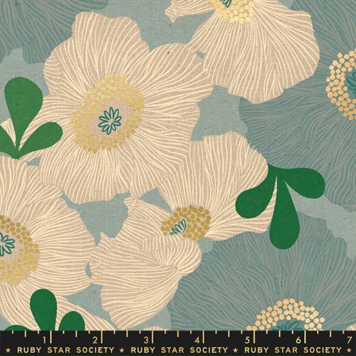 CANEVAS CAMELLIA PAR MELODY MILLER POUR RUBY STAR SOCIETY - CHAMOMILE POLAR