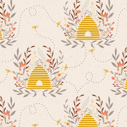 COTON HARMONY PAR MELISSA LEE POUR RILEY BLAKE - CRÈME