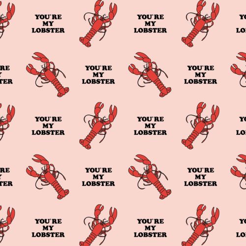 COTON CHARACTER VALENTINE'S DAY PAR CAMELOT - LOBSTER PÊCHE