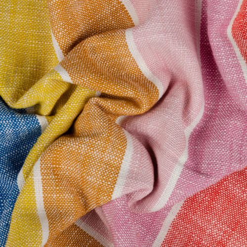 TISSÉ HONEY PAR ALEXIA MARCEL ABEGG POUR RUBY STAR SOCIETY - CHORE COAT STRIPE SUNSET