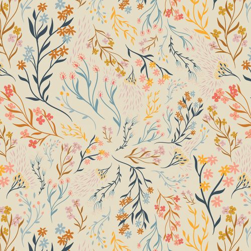 COTON 108 EDITION PAR ART GALLERY 274 CM - HILLSIDE MEADOW MULTI