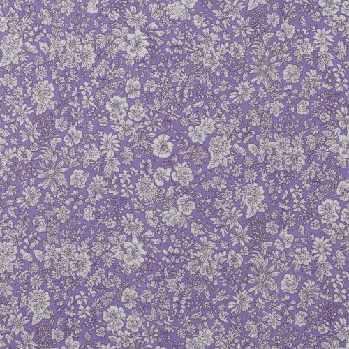 COTON EMILY BELLE PAR LIBERTY LONDON POUR RILEY BLAKE - BRIGHTS VIOLET