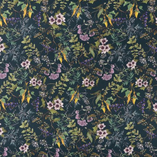 COTON SECRET GARDEN HERBARIUM FLORA - INK COTTON