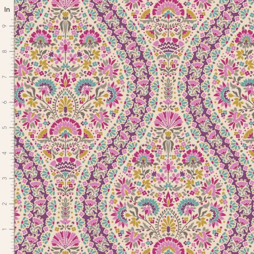 COTON PIE IN THE SKY PAR TILDA - WHIMSYBIRD PRUNE