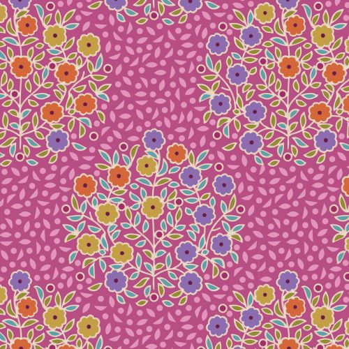 COTON PIE IN THE SKY PAR TILDA - CONFETTI CERISE