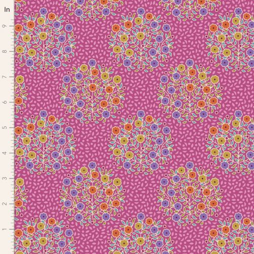 COTON PIE IN THE SKY PAR TILDA - CONFETTI CERISE