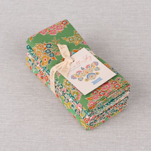 PRÉCOUPÉ PIE IN THE SKY PAR TILDA - FAT QUARTER VERT/PIN