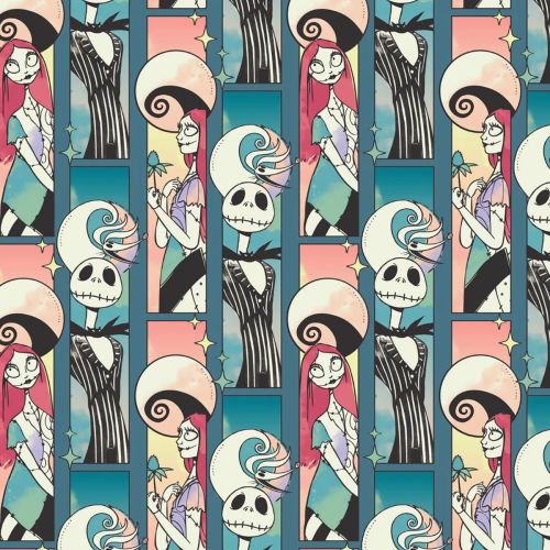 COTON MYSTICAL OPULENCE NIGHTMARE BEFORE CHRISTMAS - MYSTICAL DREAMERS NAVY