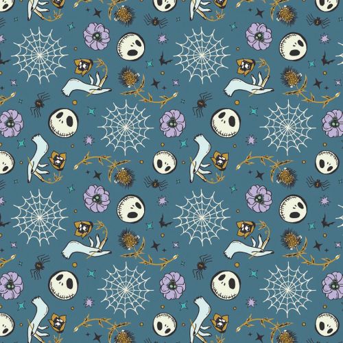 COTON MYSTICAL OPULENCE NIGHTMARE BEFORE CHRISTMAS - SPELLBOUND BLEU 