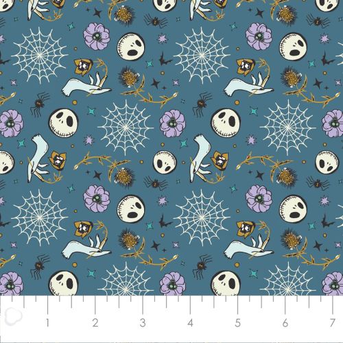 COTON MYSTICAL OPULENCE NIGHTMARE BEFORE CHRISTMAS - SPELLBOUND BLEU 