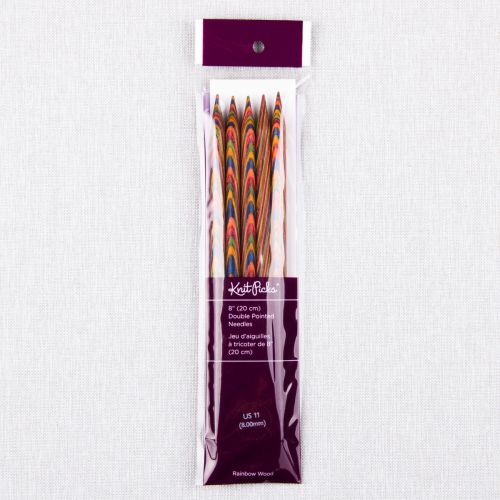 AIGUILLES DOUBLE POINTE KNITPICKS 20CM/8MM - ENS5