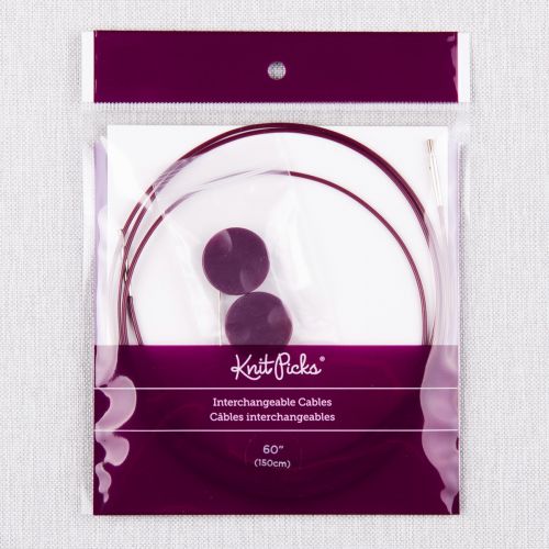 CÂBLE POUR AIGUILLES CIRCULAIRE INTERCHANGEABLE KNITPICKS 150CM