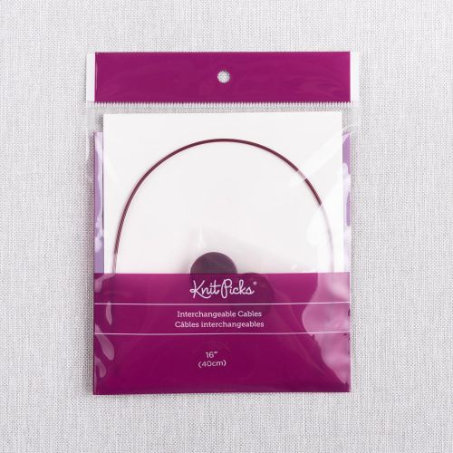 CÂBLE POUR AIGUILLES CIRCULAIRE INTERCHANGEABLE KNITPICKS 40CM