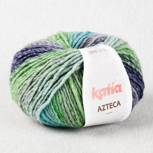 KATIA AZTECA GRIS-VERT-BLEU 7863