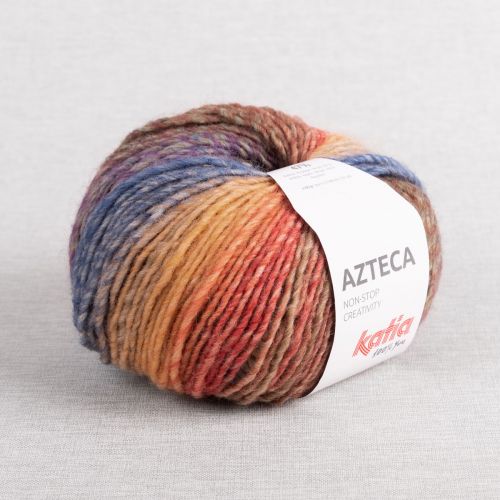 KATIA AZTECA - 7876 LILAS-VERT-ORANGE-BRUN
