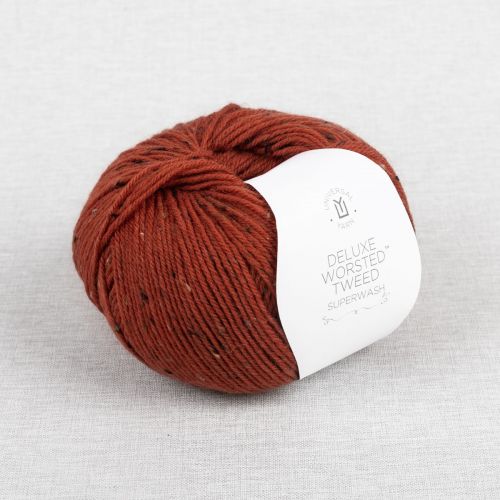 UNIVERSAL YARN DELUXE WORSTED TWEED - 918 TERRA COTTA 