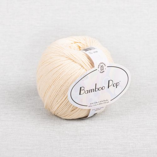 UNIVERSAL YARN BAMBOO POP - 102 CRÈME