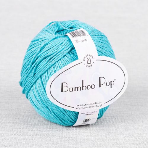 UNIVERSAL YARN BAMBOO POP - 106 TURQUOISE