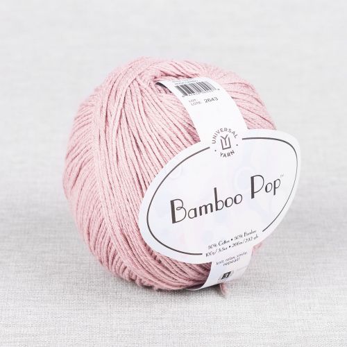 UNIVERSAL YARN BAMBOO POP - 125 ROSE CHÉRI