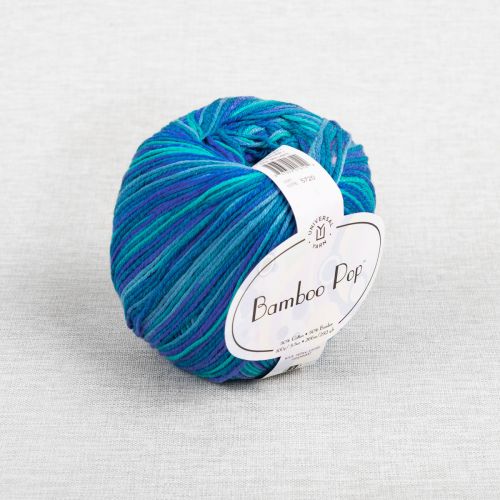 UNIVERSAL YARN BAMBOO POP - 205 BLEUS BRILLANTS