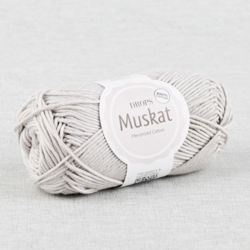 DROPS MUSKAT UNI COLOUR - GRIS CLAIR 19