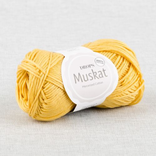 DROPS MUSKAT UNI COLOUR - VANILLE JAUNE 30