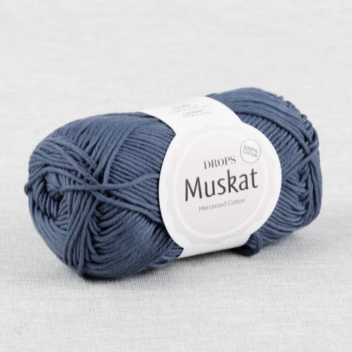 DROPS MUSKAT UNI COLOUR - BLEU JEANS 36